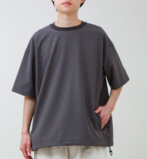 GLOSTER「【COOLMAX/セットアップ着用可能】ポリトロプルオーバーTシャツ」|Tシャツ・カットソー|