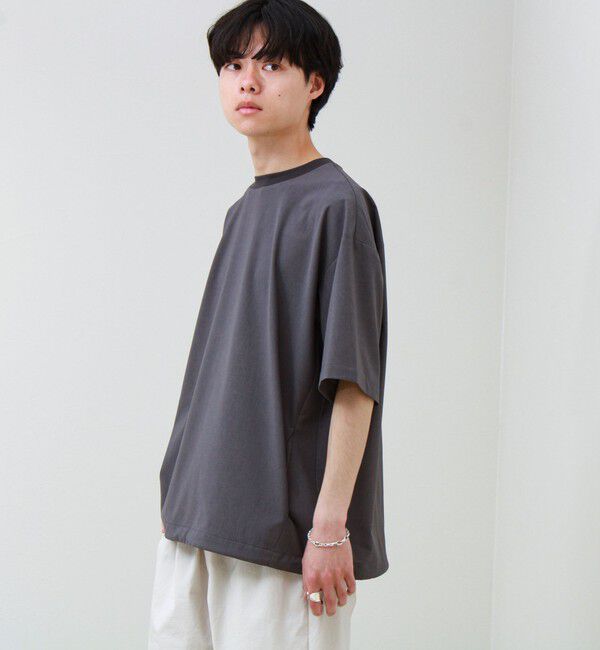 GLOSTER「【COOLMAX/セットアップ着用可能】ポリトロプルオーバーTシャツ」|Tシャツ・カットソー|