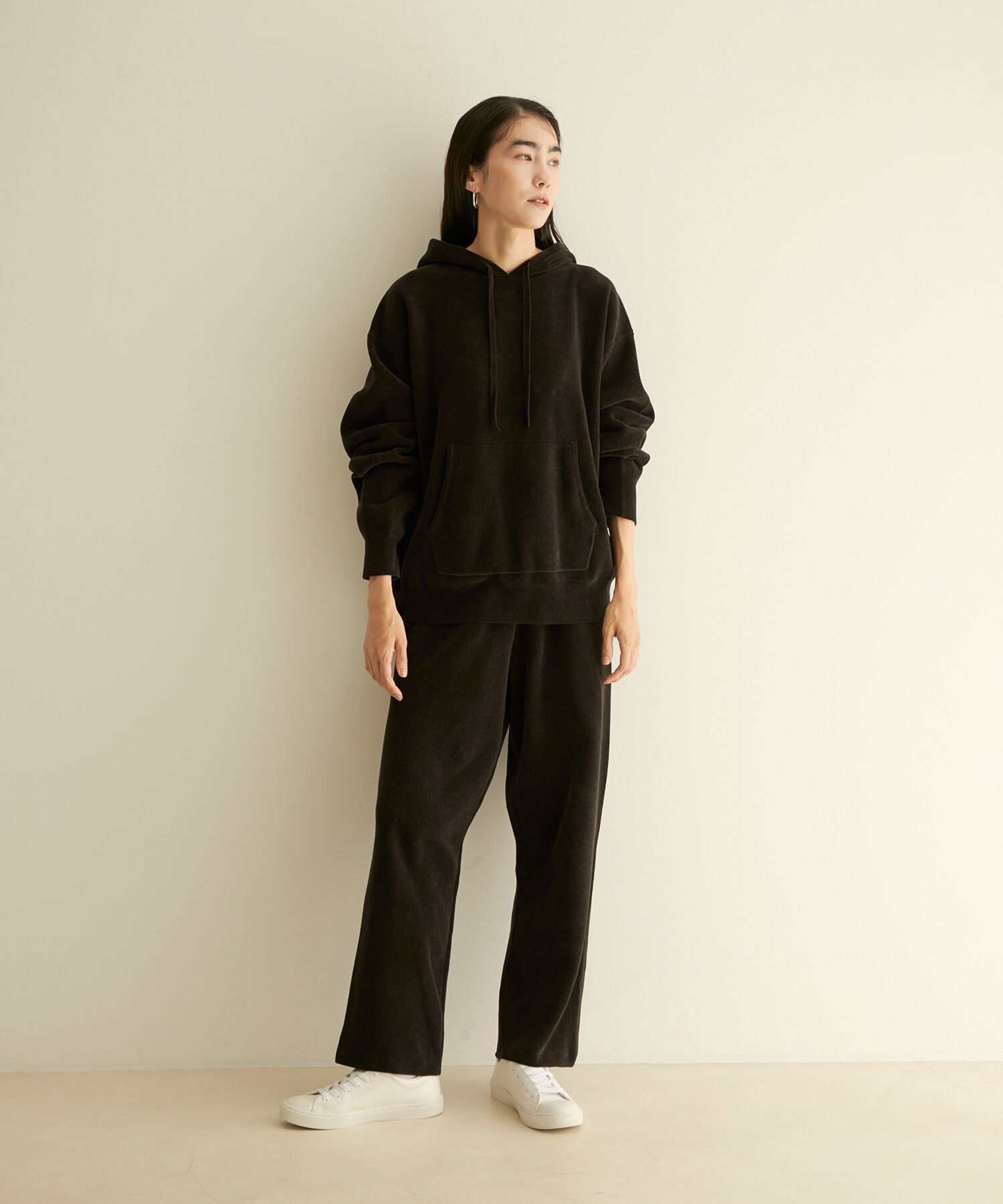 SALON adam et rope'「【極上の肌ざわり】UNISEXプルパーカー-CreamyCotton /クリーミーコットン-」|パーカー|