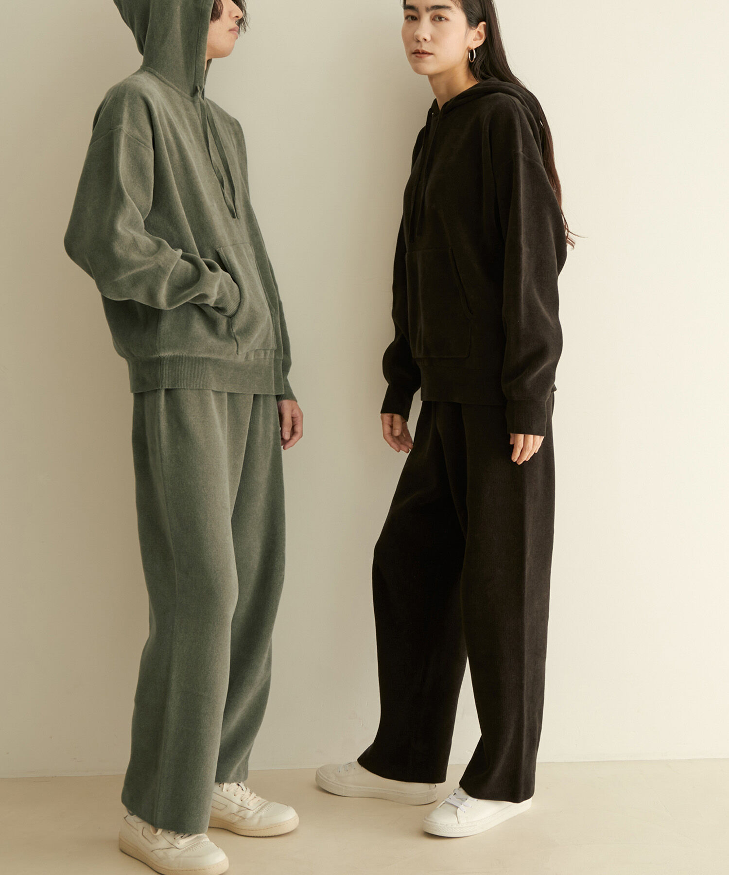 SALON adam et rope'「【極上の肌ざわり】UNISEXプルパーカー-CreamyCotton /クリーミーコットン-」|パーカー|