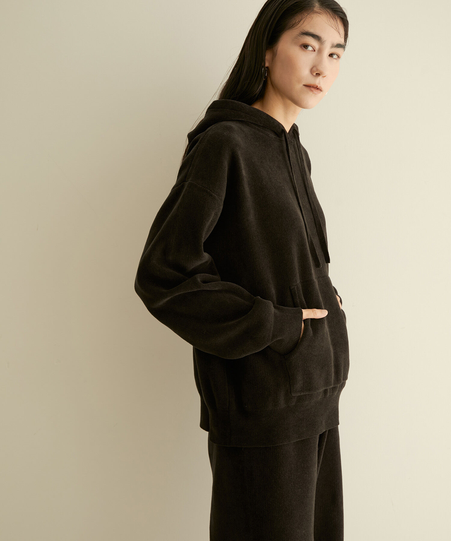 SALON adam et rope'「【極上の肌ざわり】UNISEXプルパーカー-CreamyCotton /クリーミーコットン-」|パーカー|