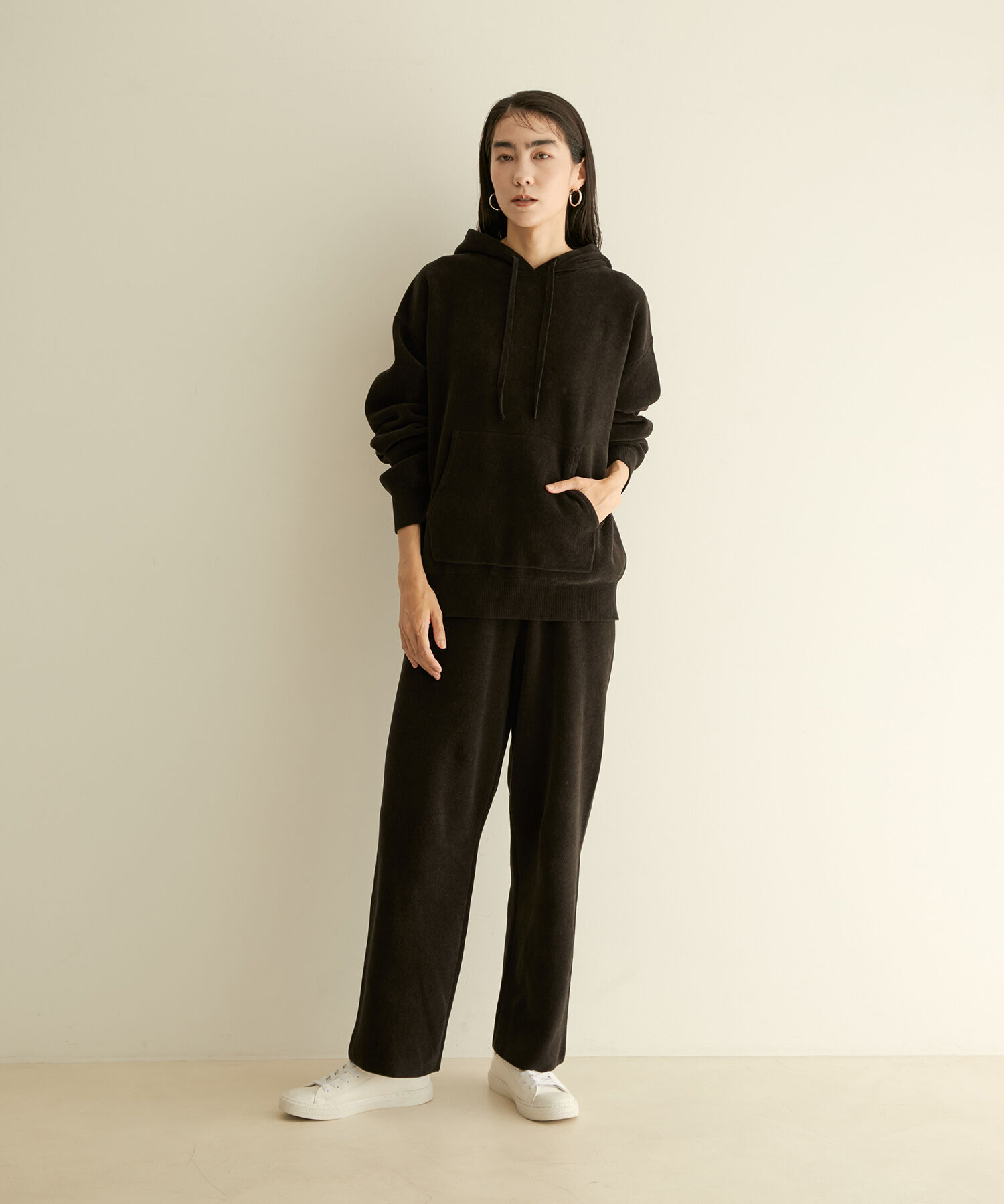 SALON adam et rope'「【極上の肌ざわり】UNISEXプルパーカー-CreamyCotton /クリーミーコットン-」|パーカー|