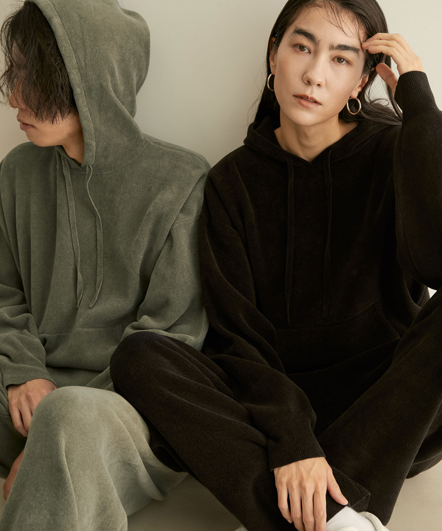 SALON adam et rope'「【極上の肌ざわり】UNISEXプルパーカー-CreamyCotton /クリーミーコットン-」|パーカー|