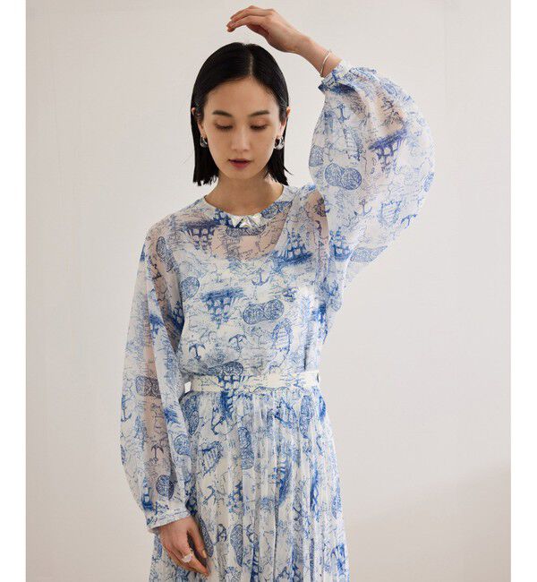 ROPE「トワルドジュイキャミソールセットブラウス」|シャツ・ブラウス|