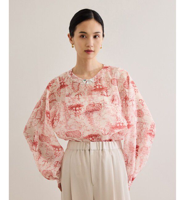 ROPE「トワルドジュイキャミソールセットブラウス」|シャツ・ブラウス|