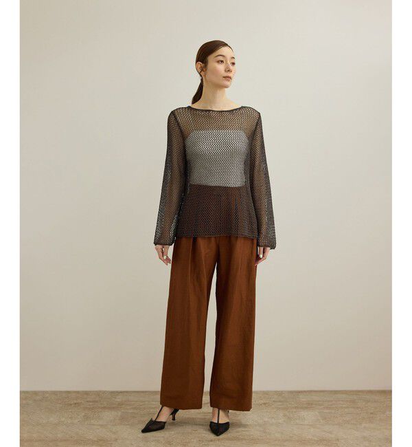 ROPE「ラメコードメッシュプルオーバー/洗える」|その他|