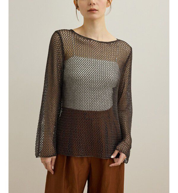 ROPE「ラメコードメッシュプルオーバー/洗える」|その他|