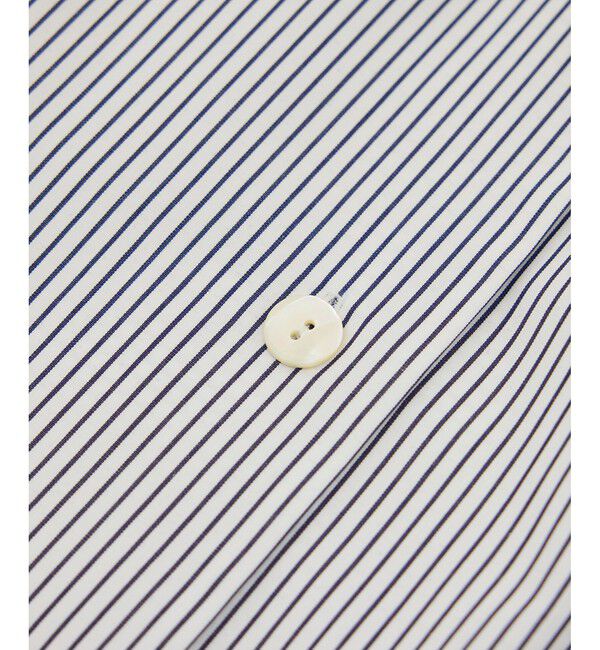 ROPE「【洗える】シャツワンピース（無地・ストライプ）」|ワンピース|