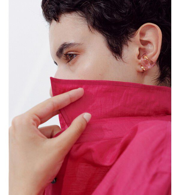 ROPE「ブライトリネン フラップシャツブラウス/洗える」|シャツ・ブラウス|