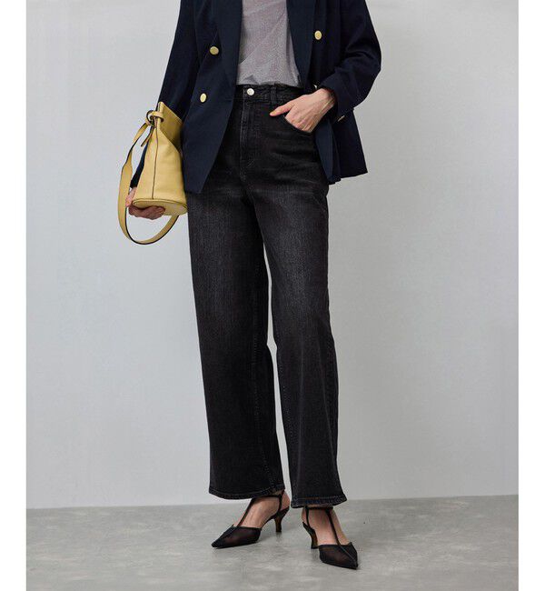 ROPE「【WEB・一部店舗限定】【Healthy DENIM（ヘルシーデニム）】Pink Pepper（一部別注カラー）」|デニム|ブラック(01)