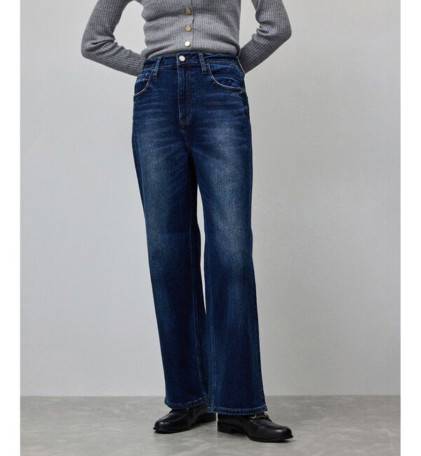 ROPE「【WEB・一部店舗限定】【Healthy DENIM（ヘルシーデニム）】Pink Pepper（一部別注カラー）」|デニム|ネイビー系(41)