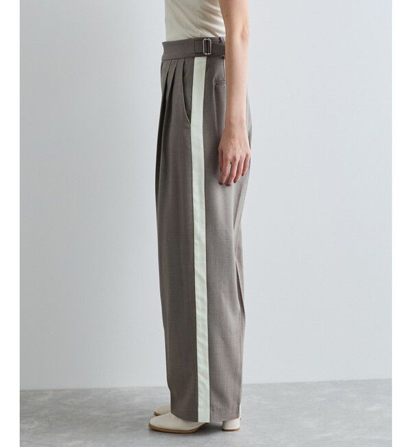 VIS「へリンボーンストレートラインパンツ」|チノ|