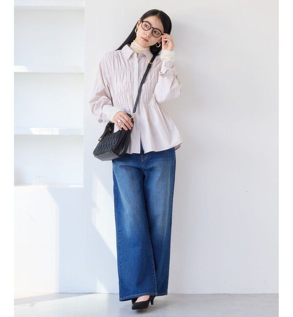 VIS「【2WAY】ねじりハンドルキルティングバッグ」|ハンドバッグ|