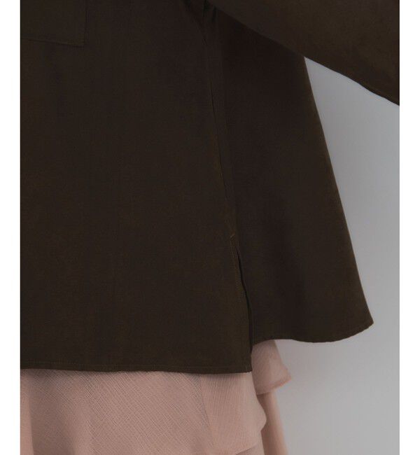 VIS「スエードライクロングスリーブシャツ」|シャツ・ブラウス|