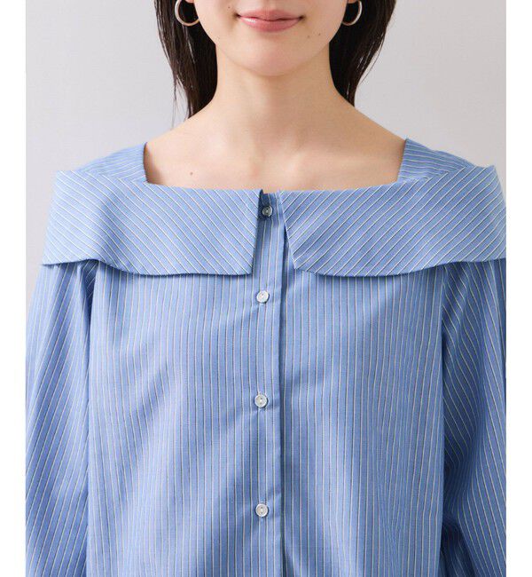 VIS「オフショルライクロングスリーブブラウス/イージーケア」|シャツ・ブラウス|