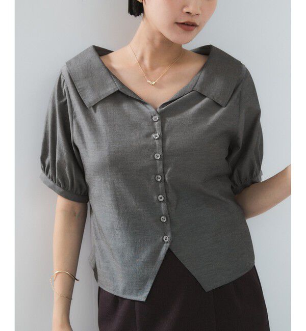 VIS「ビックカラーシャツブラウス」|シャツ・ブラウス|