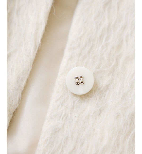 VIS「【アウター総選挙1位】ビッグカラーモモンガシャギーショートコート」|ブルゾン・スタジャン|