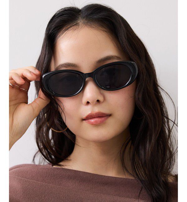 VIS「オーバル型カラーファッショングラス」|サングラス|