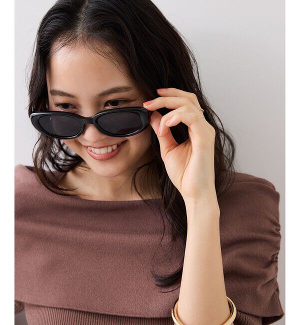 VIS「オーバル型カラーファッショングラス」|サングラス|