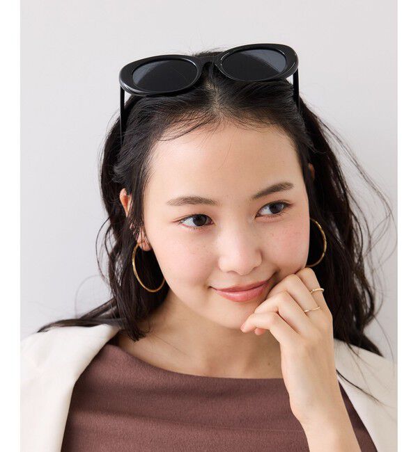 VIS「オーバル型カラーファッショングラス」|サングラス|