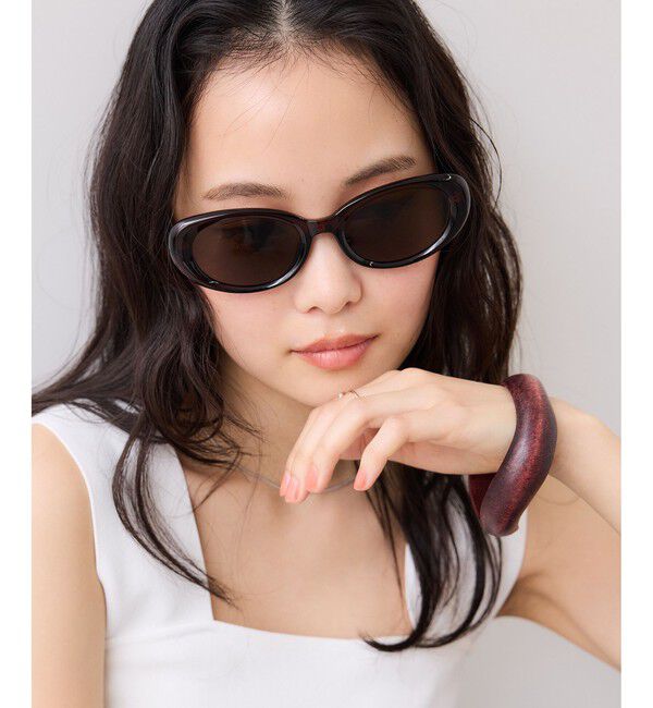 VIS「オーバル型カラーファッショングラス」|サングラス|