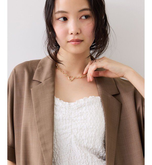 VIS「ハートリングトップチェーンネックレス」|ネックレス|