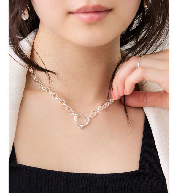 VIS「ハートリングトップチェーンネックレス」|ネックレス|