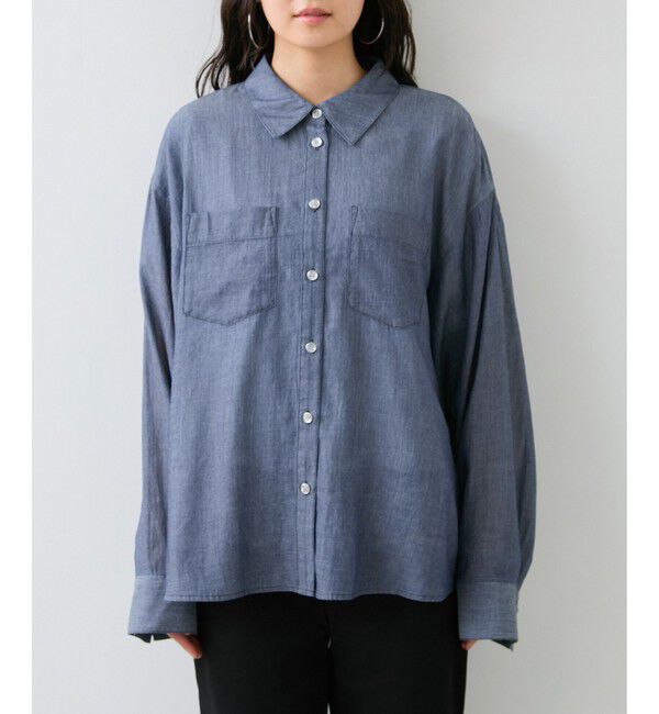VIS「シアーデニムシャツ」|シャツ・ブラウス|