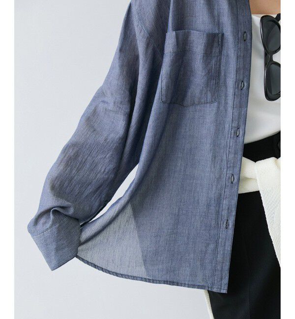 VIS「シアーデニムシャツ」|シャツ・ブラウス|