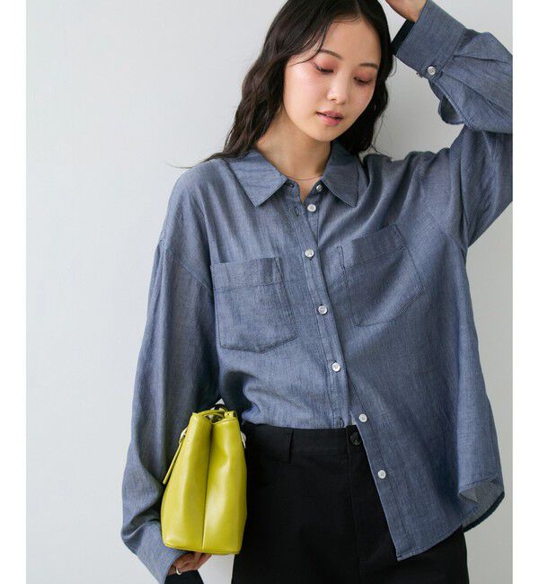 VIS「シアーデニムシャツ」|シャツ・ブラウス|