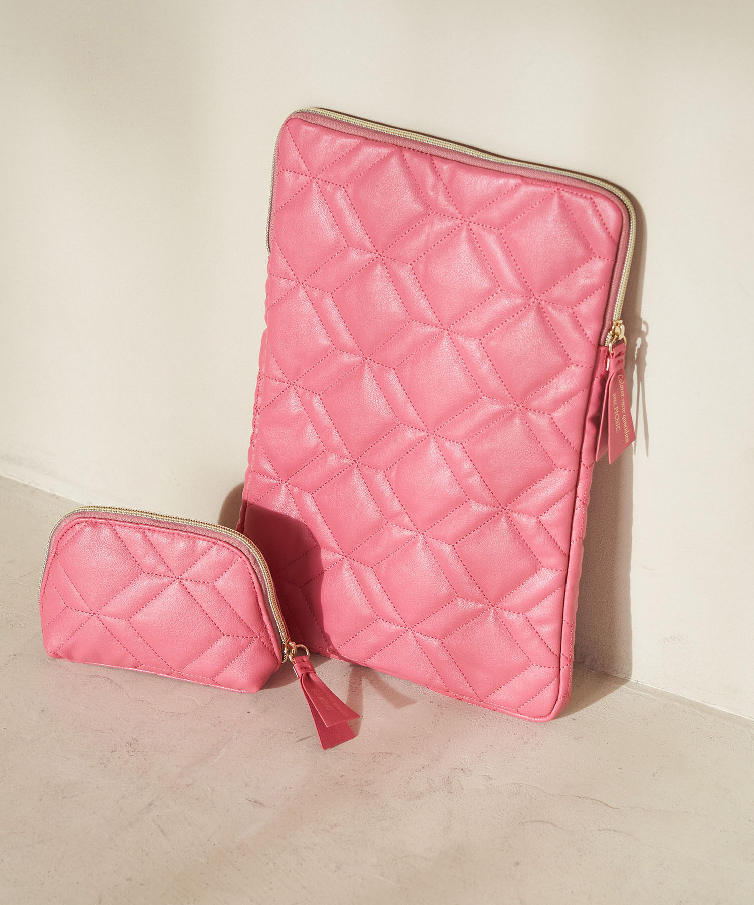 ROPE PICNIC PASSAGE「キルティングPCケース」|その他|ピンク(63)