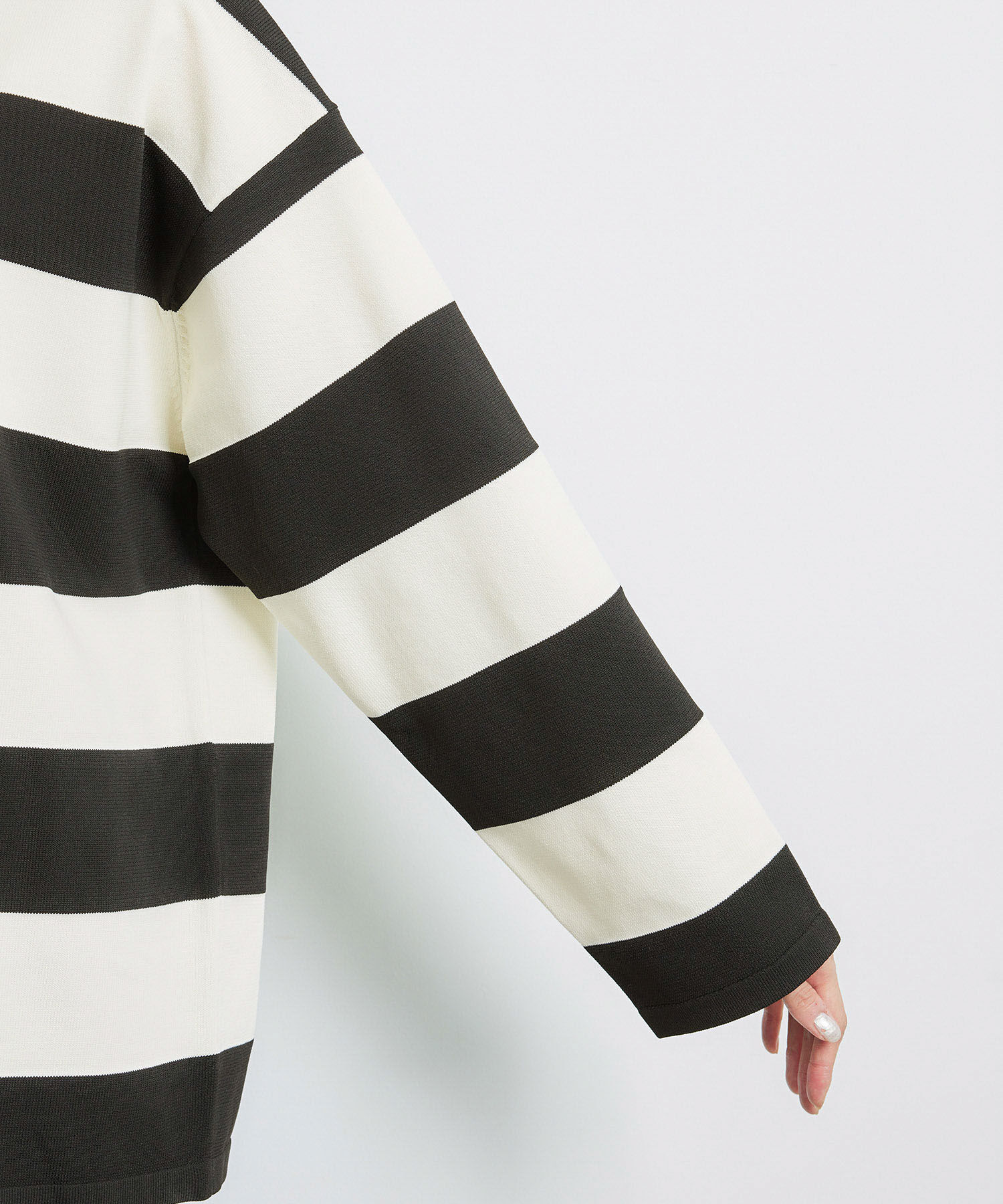 Rope&rsquo;Picnic「太ボーダーニットプルオーバー」|ニット・セーター|