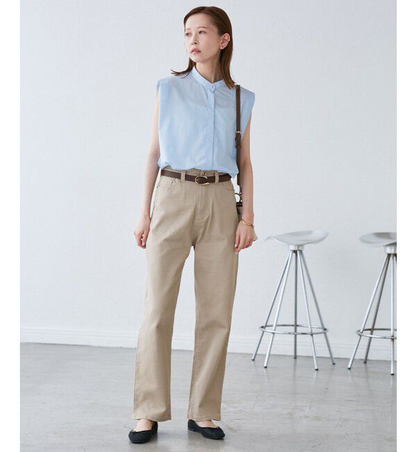 Rope&rsquo;Picnic「【新色追加】【ウエスト革命デニム】ウエストシェイプハイライズマムジーンズ」|デニム|