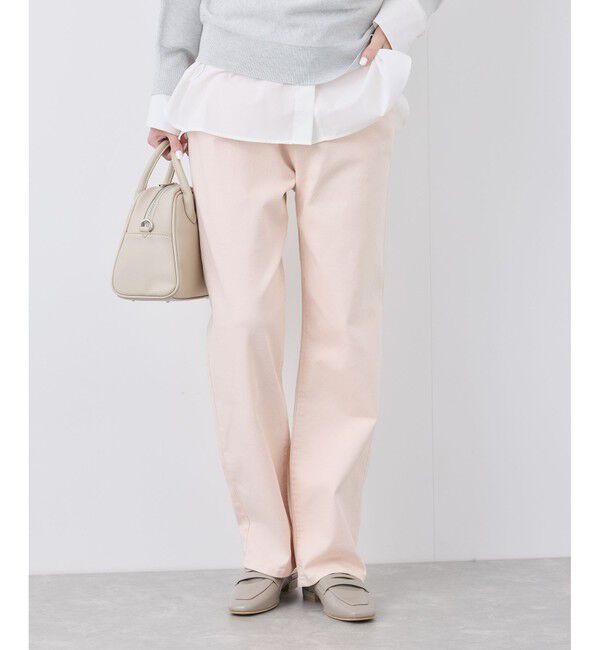 Rope&rsquo;Picnic「【新色追加】【ウエスト革命デニム】ウエストシェイプハイライズマムジーンズ」|デニム|