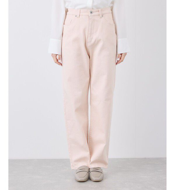 Rope&rsquo;Picnic「【新色追加】【ウエスト革命デニム】ウエストシェイプハイライズマムジーンズ」|デニム|