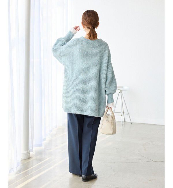 Rope&rsquo;Picnic「【emur/エミュール】ブークレニットチュニック」|ニット・セーター|
