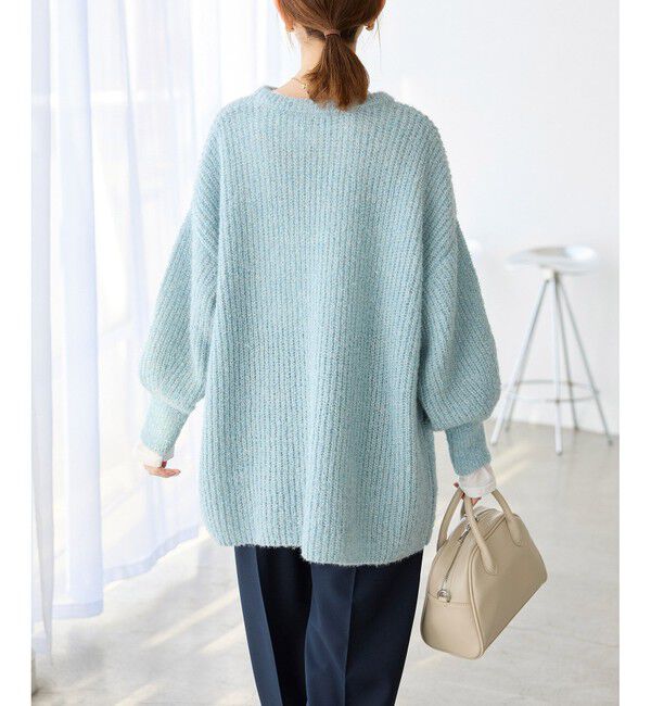 Rope&rsquo;Picnic「【emur/エミュール】ブークレニットチュニック」|ニット・セーター|