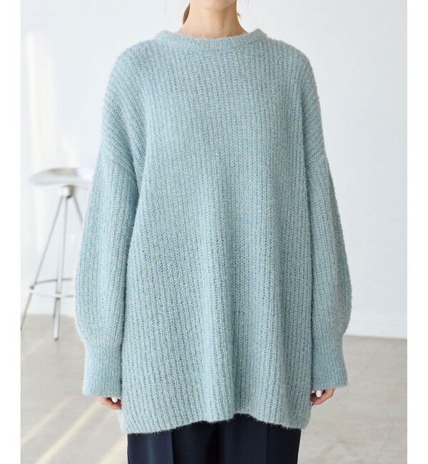 Rope&rsquo;Picnic「【emur/エミュール】ブークレニットチュニック」|ニット・セーター|