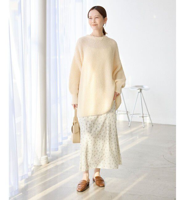 Rope&rsquo;Picnic「【emur/エミュール】ブークレニットチュニック」|ニット・セーター|