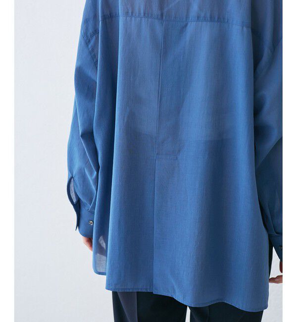 Rope&rsquo;Picnic「【接触冷感・通気性】お着軽シャツシリーズ/綿ボイルバックタックシャツ」|シャツ・ブラウス|