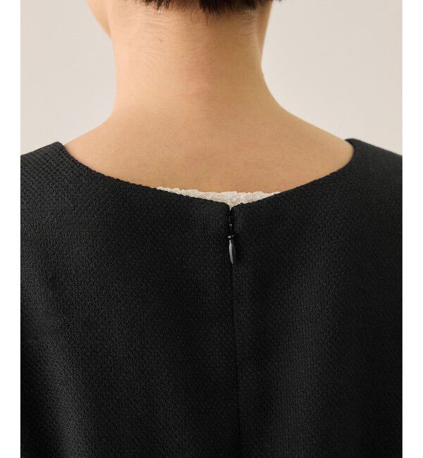 Rope&rsquo;Picnic「【新色追加】レイヤード風ペプラムジャンパースカート」|ワンピース|