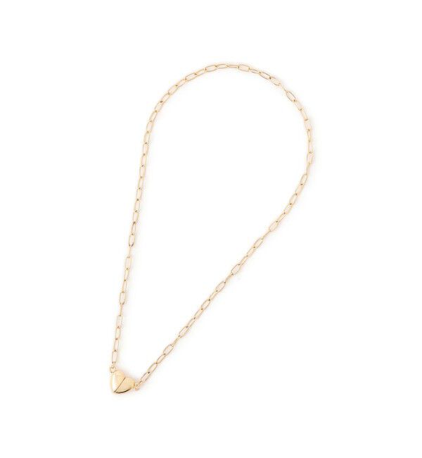ROPE PICNIC PASSAGE「マグネットハートボールドチェーンネックレス/2WAY」|ネックレス|