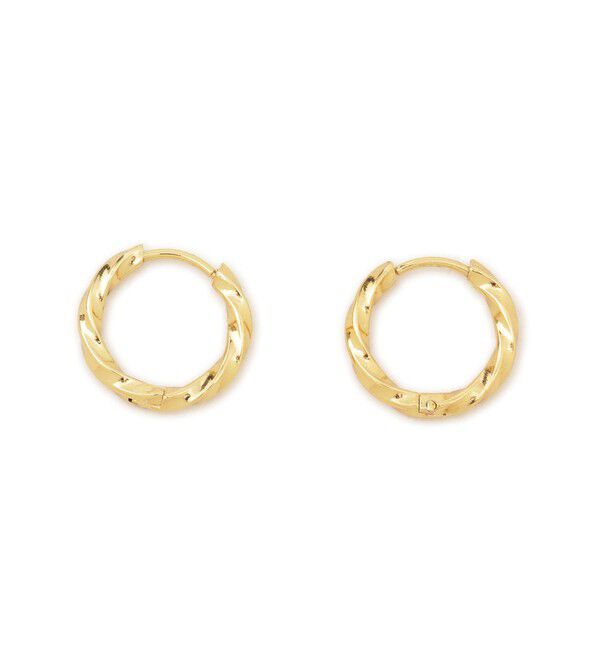 ROPE PICNIC PASSAGE「ステンレスカット入りフープピアス」|ピアス|