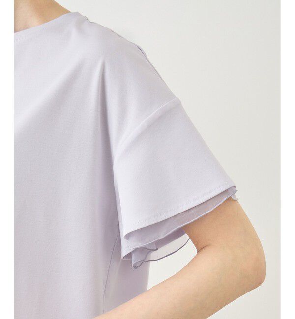 Rope&rsquo;Picnic「70シルケットシアードッキングトップス/着丈が選べる・UVカット・接触冷感」|Tシャツ・カットソー|