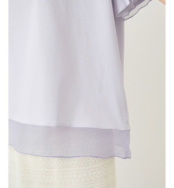 Rope&rsquo;Picnic「70シルケットシアードッキングトップス/着丈が選べる・UVカット・接触冷感」|Tシャツ・カットソー|