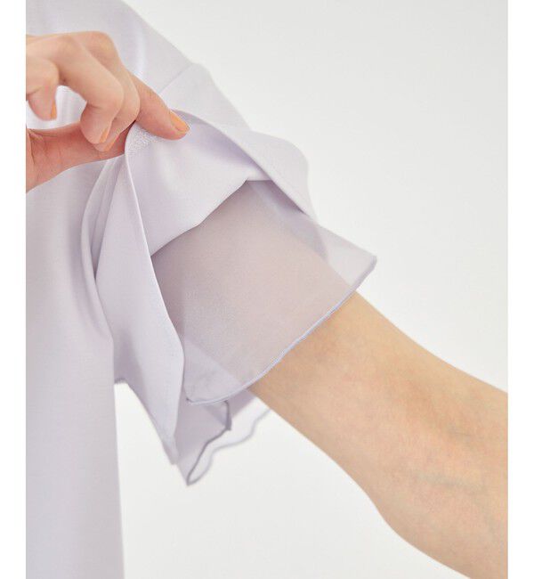 Rope&rsquo;Picnic「70シルケットシアードッキングトップス/着丈が選べる・UVカット・接触冷感」|Tシャツ・カットソー|