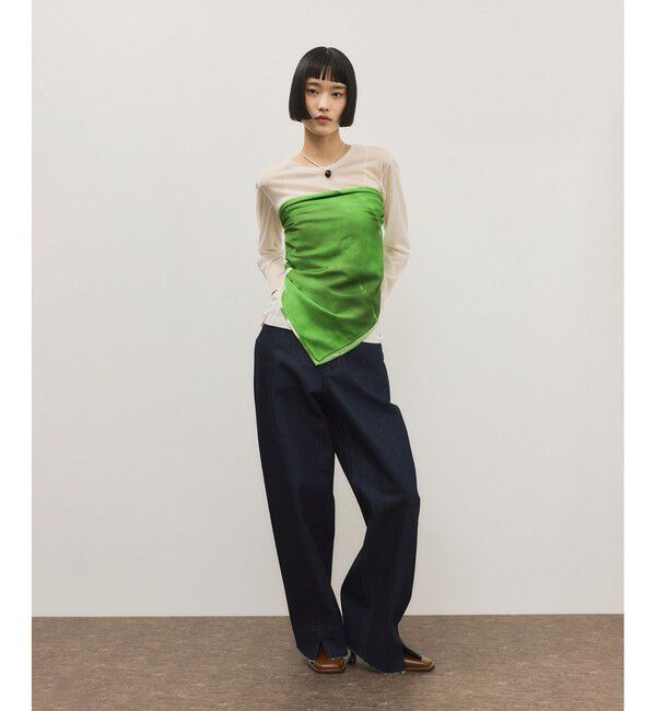 ADAM ET ROPE'「スクエアミュール」|サンダル|