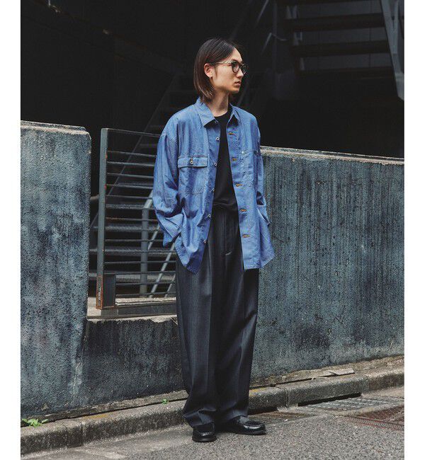 ADAM ET ROPE'「ライトオンス デニム シャツ / ADAM ET ROPE' JEANS」|シャツ・ブラウス|