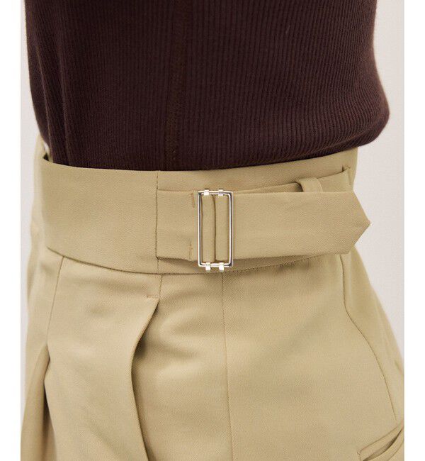 ADAM ET ROPE'「【サステナブル】ナロースラックス/接触冷感/防シワ/遮熱/UVカット」|スラックス|