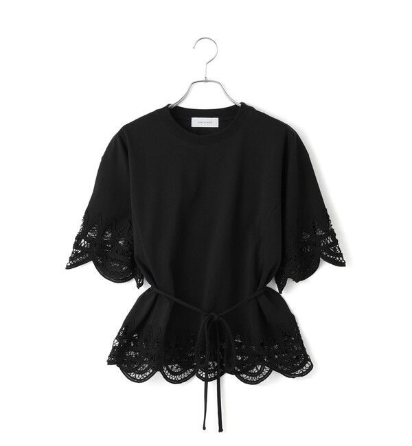 ADAM ET ROPE'「レースコンビT」|Tシャツ・カットソー|